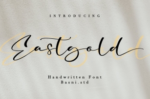 Eastgold a Handwritten Font Download