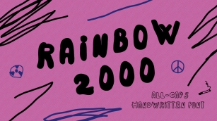 Rainbow 2000 Font Download