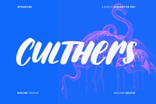 Culthers Handwritten Display Font Download