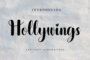 Hollywings Font Download