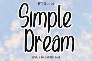 Simple Dream Font Download