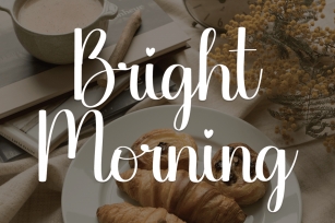 Bright Morning Font Download