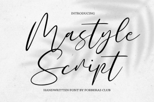 Mastyle Scrip Font Download
