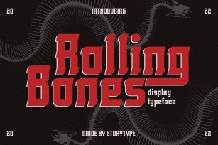 Rolling Bones Font Download