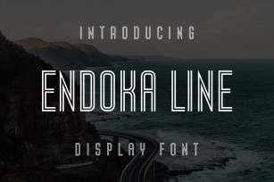 Endoka Line Font Download