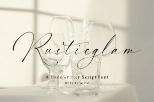Rusticglam Handwritten Script Font Download
