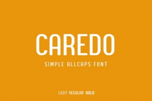 Caredo - Simple font Font Download