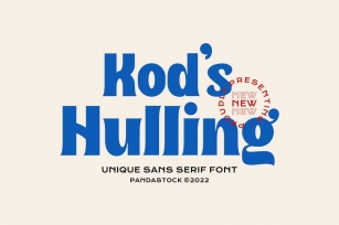 Kod Hulling - Rounded Sans Serif Font Font Download