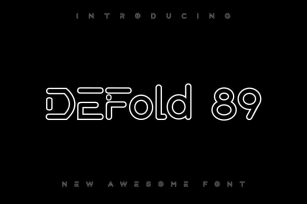 DEFold 89 Font Font Download