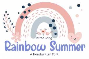 Rainbow Summer Font Download
