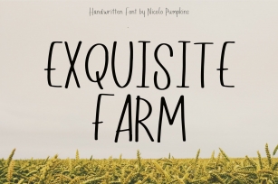 Exquisite Farm Font Download