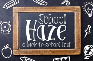 School Haze Font Download