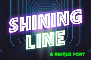 Shining Line Font Download