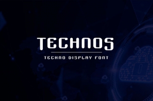 Technos - The techno font Font Download
