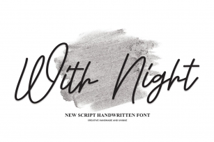 With Night Font Download