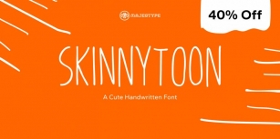 Skinnytoon Font Download