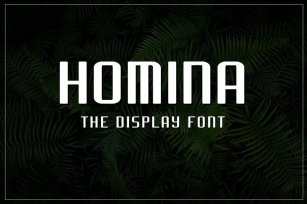 Homina - The display font Font Download