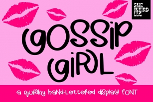 Gossip Girl -A Quirky Hand-lettered Font Download