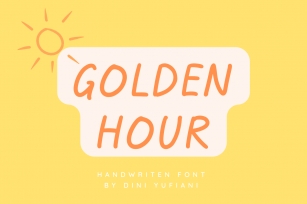 Golden Hour Font Download