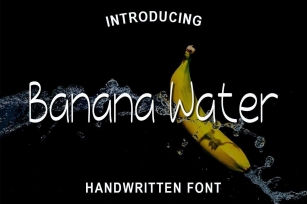 Banana Water Font Download