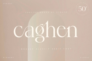 Caghen | Rich Ligature Serif Font Download