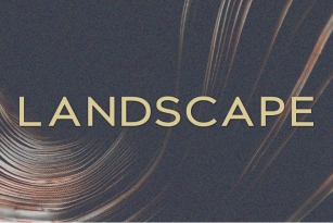 Landscape Font Download