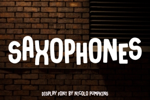 Saxophones Font Download