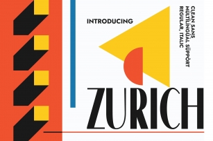 Zurich Font Download