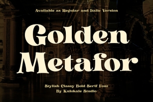 Golden Metafor Font Download
