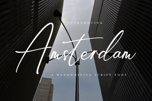 Amsterdam Handwriting Font Download