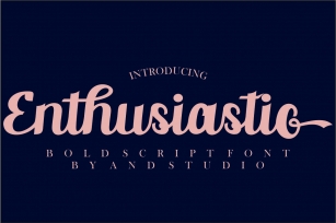 Enthusiastic Font Download