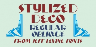 Stylized Deco JNL Font Download