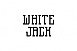White Jack - display font Font Download