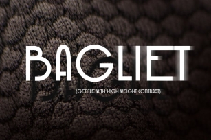 Bagliet Font Font Download