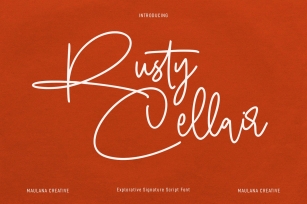 Rusty Cellair Signature Script Font Download
