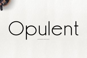 Opulent Font Download