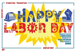 Happy Labor Day Font Download