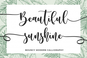Beautiful Sunshine Font Download