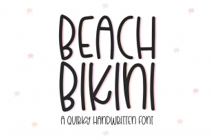 Beach Bikini Font Download