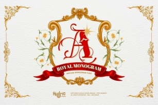 Royal Monogram Font Download