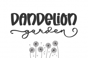 Dandelion Garden Duo Font Download
