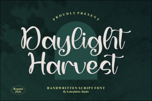 Daylight Harvest Font Download