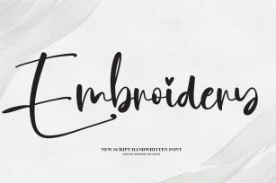 Embroidery Font Download