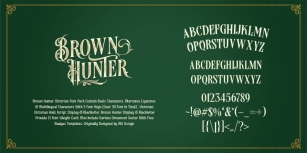 Brown Hunter Font Download