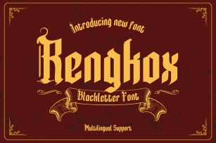 Rengkox Font Download