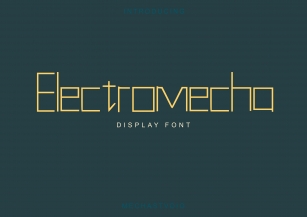 Electromecha Font Download