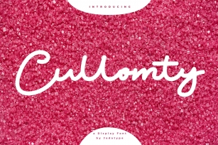 Cullomty Font Download