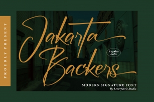 Jakarta Backers Font Download