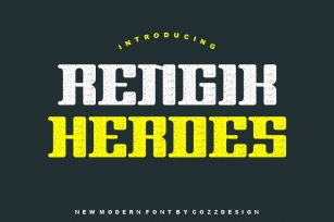 Rengik Heroes Font Font Download
