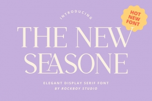 The New Seasone - Elegant Display Serif Font Download
